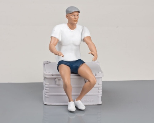 Figur Carlo 1:10 Sportboot-Fahrer 3D Resin