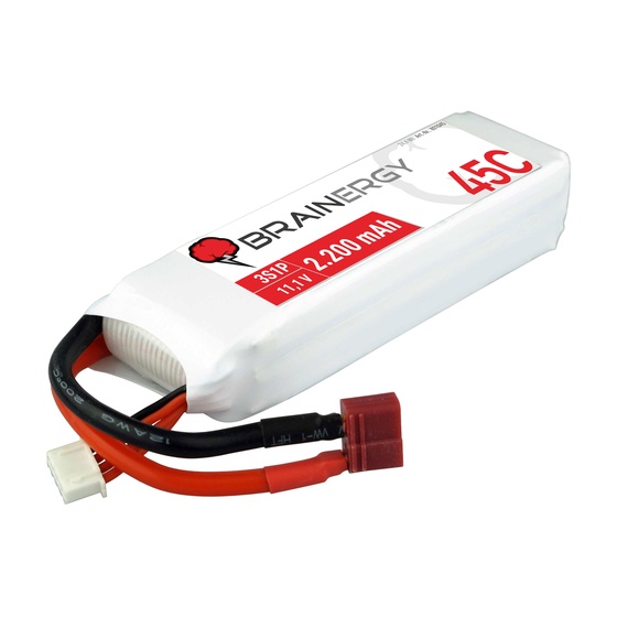 BRAINERGY  LiPo  3s1p  11,1V  2200mAh  45C T-Buchse