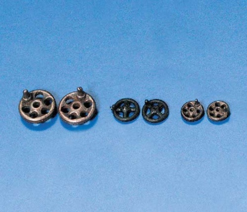 Handrad 8 mm Metall   2-St&uuml;ck