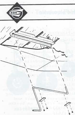 Hauptfahrwerksatz mit Befestigungsmaterial 100mm