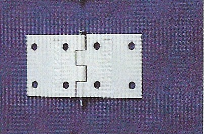 Scharnier 34 x 16 mm zusammengebaut