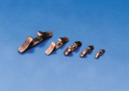 Lippe brüniert Metall 12mm (10-Stück)