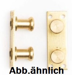 Doppelpoller ca. 10mm lang Messing