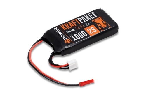 KRAFTPAKET 1000 2S LIPO 7,4 V 35/70C - BEC