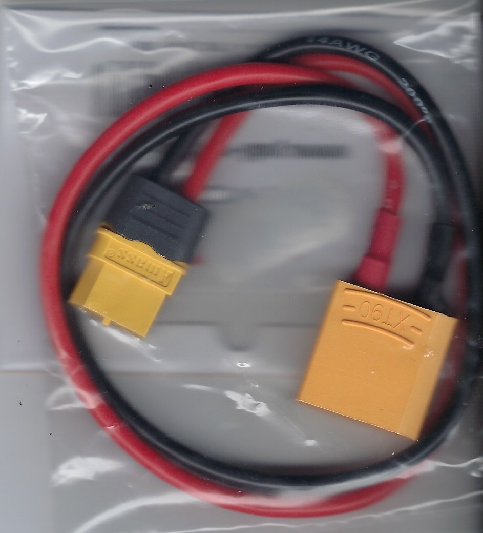 Akku Ladekabel XT60 «-» XT90 2,5mm² 30cm