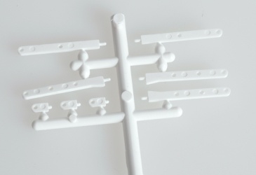 Relingst&uuml;tzen Kunststoff H&ouml;he 23mm