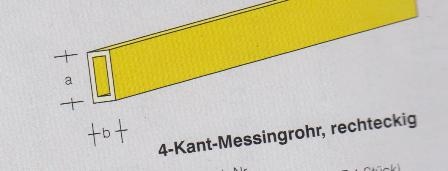 4-Kant MS-ROHR   3x3mm
