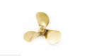 Schiffsschraube Messing, 25mm * 3-Blatt, M4