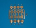Messingblock doppelt 3mm   4- Stück