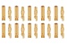Goldkontakte _ 4,0 mm - 10 Paar