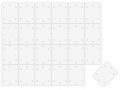 Patent Scharnier 25 x 20 24-Stück