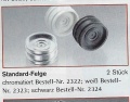Standardfelgen,Schwarz  2-Stück